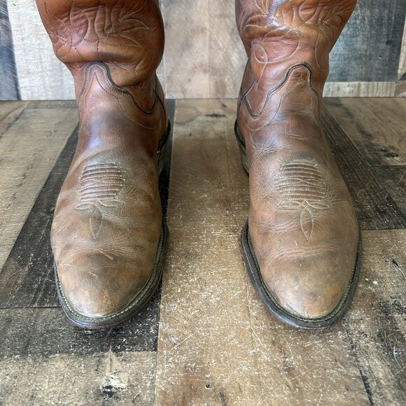 Olathe 6009 Vintage Tall Buckaroo Cowboy Boots Mens 9.5 D - Picture 12 of 12
